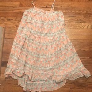Print, flowy summer dress